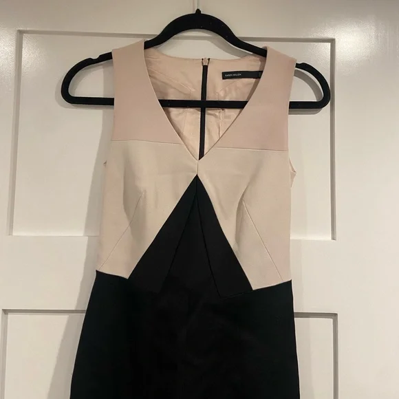 Karen millen color block body con midi dress - Picture 3 of 6